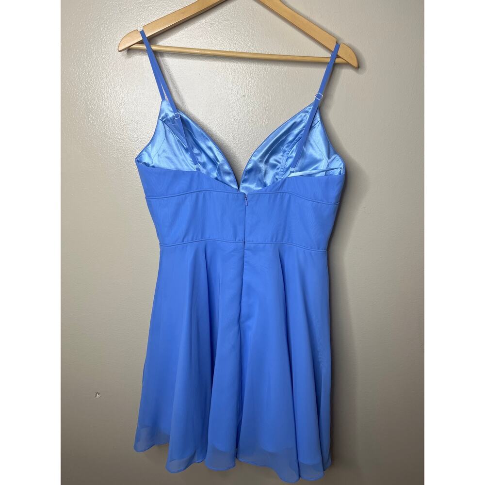 NWT Lucci Lu Periwinkle HOCO Cocktail Wedding guest - Size 10 - Picture 6 of 10